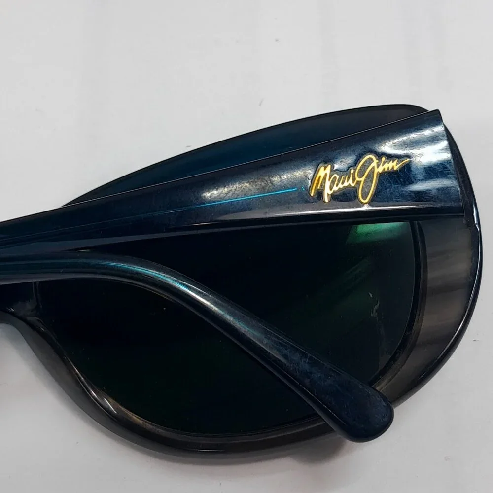 Maui Jim Eyeglasses Frame teal grey MJ 290-03C PIKAKE ME-SG 61 15‎ 135 w/ case